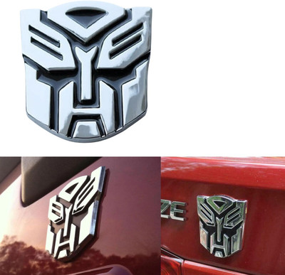 ENEMYT Emblem for Car & Bike(Silver)