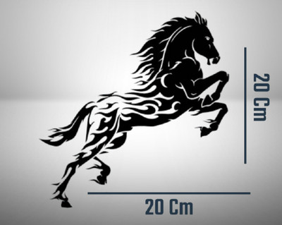 Aleena Care Sticker & Decal for Car & Bike(Black)