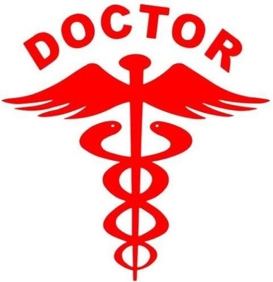 ANAYA G Emblem for Car & Bike(Red)