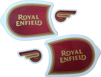 RIDERKART Sticker & Decal for Bike(Maroon)