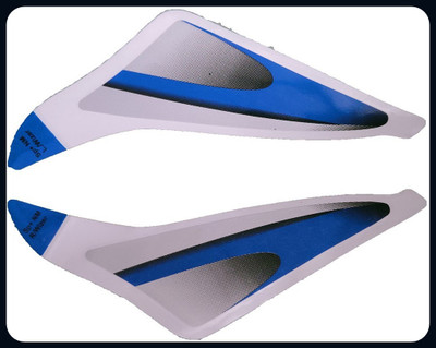 Dateen Sticker & Decal for Bike(Blue)