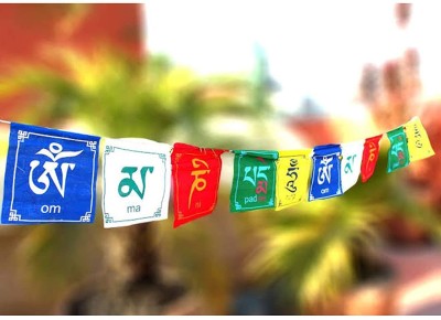 SWISS WONDER Ladakh Prayer Flag_1432 Rectangle Outdoor Flag(Cotton)