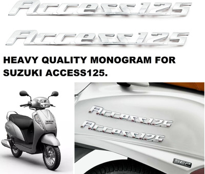 SRPHERE Sticker & Decal for Bike(Silver)