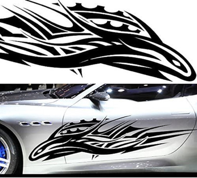 stylishdecor Sticker & Decal for Car(Black)