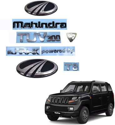 SKM SELLER Emblem for Car(Silver, Black)