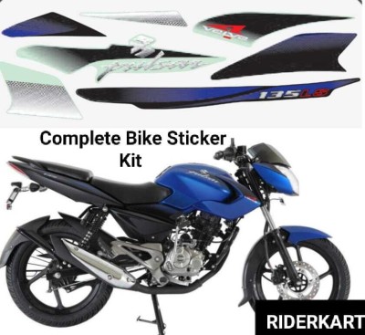 RIDERKART Sticker & Decal for Bike(Multicolor, Blue, Black)