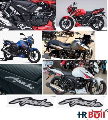 Ultimate Vision Sticker & Decal for Bike(Black, Silver)