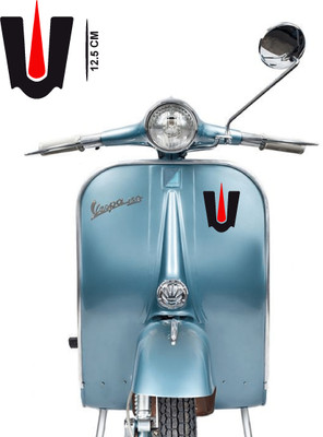 hard goat Sticker & Decal for Car & Bike(Black, Red)