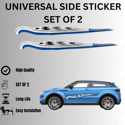 SRPHERE Sticker & Decal for Car(Blue)