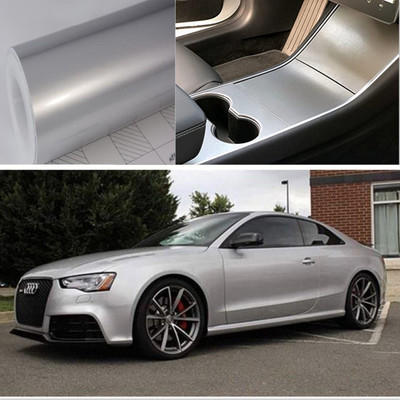 SUPERFAB Wrap for Car & Bike(Silver)