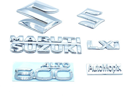 Automopix Sticker & Decal for Car(Silver)