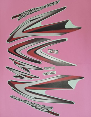 pnk Sticker & Decal for Bike(Black, Red)