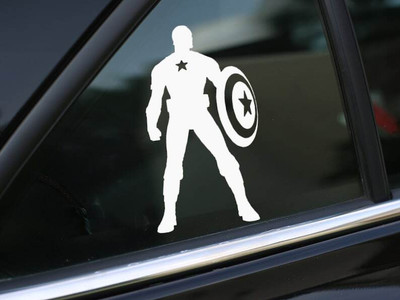 SnappyVinyl Sticker & Decal for Car & Bike(Multicolor)