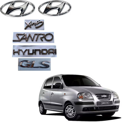 SKM SELLER Emblem for Car(Silver, Black)