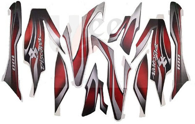 Ubee Sticker & Decal for Bike(Red, Grey, Black)