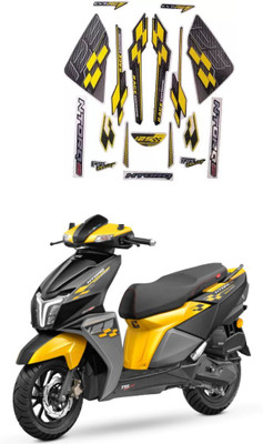 Voiture Sticker & Decal for Bike(Yellow)