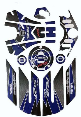 GRAPHIX DESIGN Sticker & Decal for Bike(Multicolor)