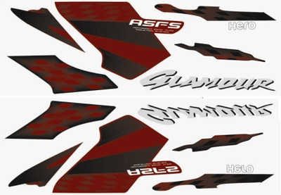 SHINEPRO Sticker & Decal for Bike(Multicolor)
