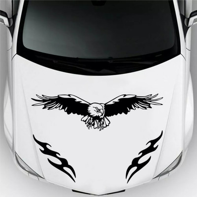 Gradepth Sticker & Decal for Car & Bike(Black)