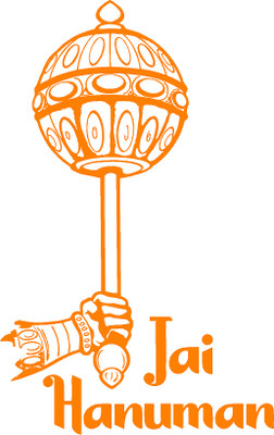 Helsov Sticker & Decal for Car & Bike(Orange)