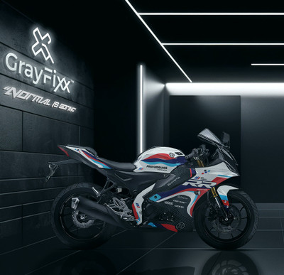 Grayfixx Sticker & Decal for Bike(Multicolor)