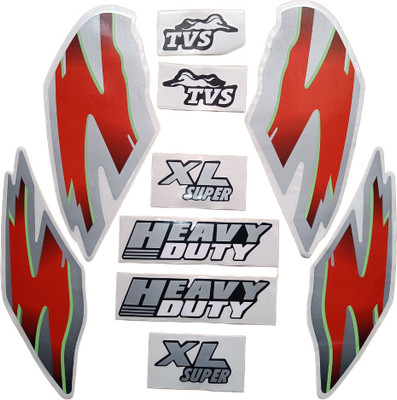 RIDERKART Sticker & Decal for Bike(Multicolor)