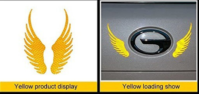 TOUCH OF MODERN Sticker & Decal for Car & Bike(Yellow)