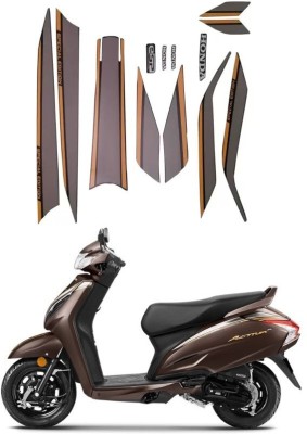 Voiture Sticker & Decal for Scooter(Brown)