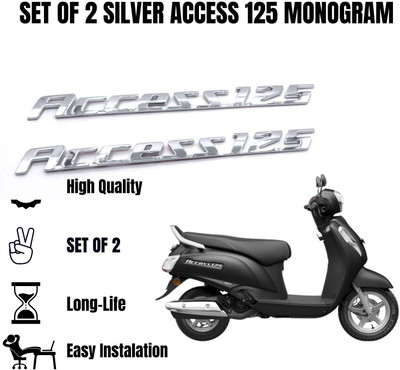 ENEMYT Sticker & Decal for Bike(Silver)