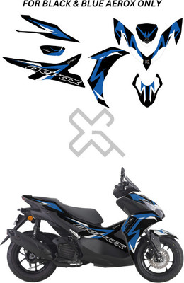 Grayfixx Sticker & Decal for Scooter(Blue)