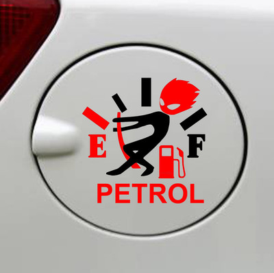 indnone® Sticker & Decal for Car(Black, Red)