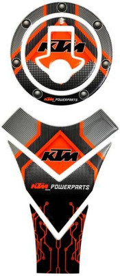 KARKEEN Sticker & Decal for Bike(Multicolor)