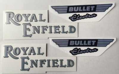 DECAL ARTISTRY Emblem for Bike(Silver)