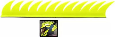 AMIRIDE Helmet Mohawk for Bike(Green)