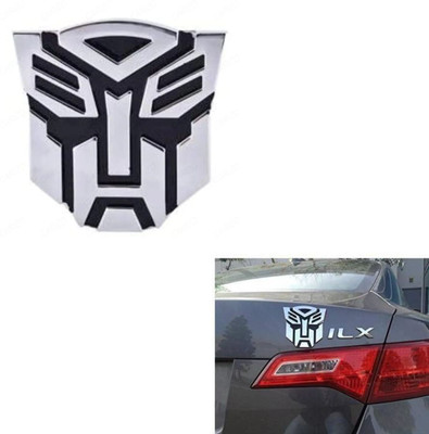 ENEMYT Emblem for Car & Bike(Silver)