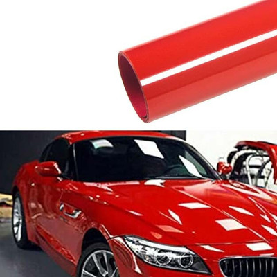 Vinylzone Wrap for Car & Bike(Red)