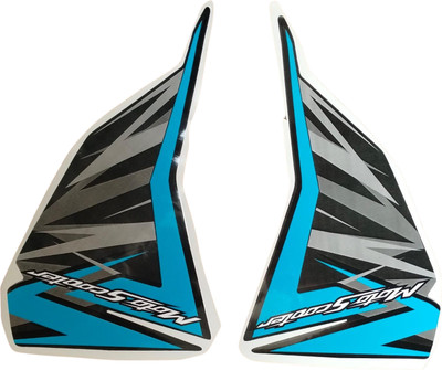 DECAL ARTISTRY Sticker & Decal for Bike(Multicolor)