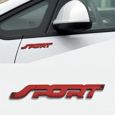 HENIJ Emblem for Car & Bike(Red)