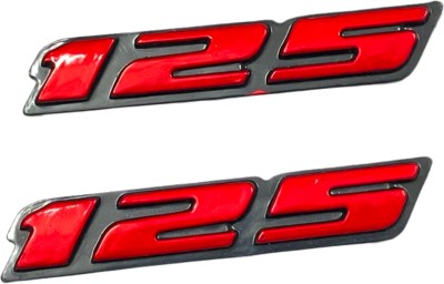 Digital Craft Emblem for Bike(Red)