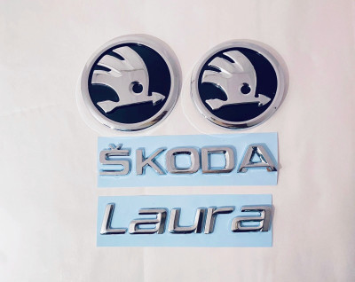 autoflix Emblem for Car(Silver, Black)