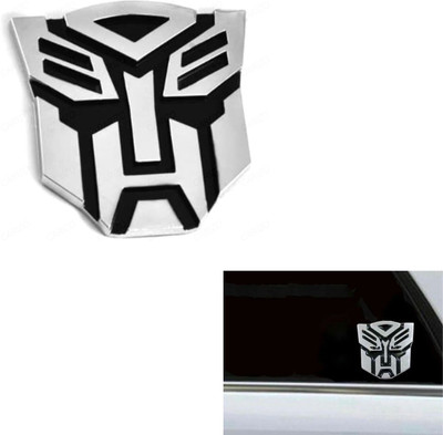 ENEMYT Emblem for Car & Bike(Silver)