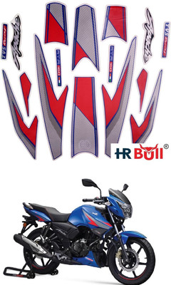HRBull Sticker & Decal for Bike(Multicolor, Red)