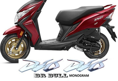 BR BULL Emblem for Scooter(Silver)