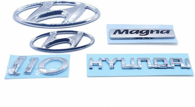 Automopix Emblem for Car(Silver)