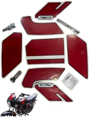 Voiture Sticker & Decal for Bike(Red)