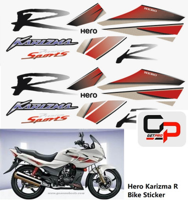 GetPro Sticker & Decal for Bike(Multicolor)