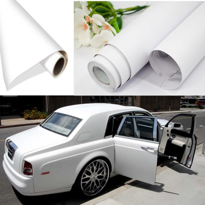 zeepzone Sticker & Decal for Car & Bike(White)