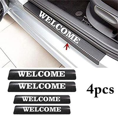 Hanshika Designing Hub Sticker & Decal for Car(Black, White)