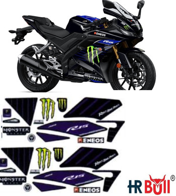 HRBull Sticker & Decal for Bike(Multicolor)