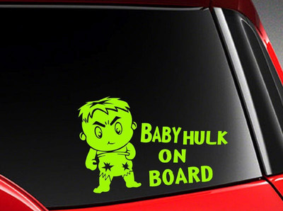 marvellous Sticker & Decal for Car(Green)